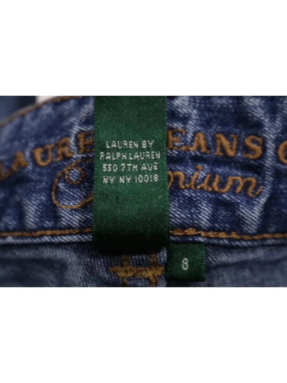 Y2K Ralph Lauren Polo Jeans Womens 8 Skater Gunge Indie Straight Leg Denim VTG - Picture 12 of 12